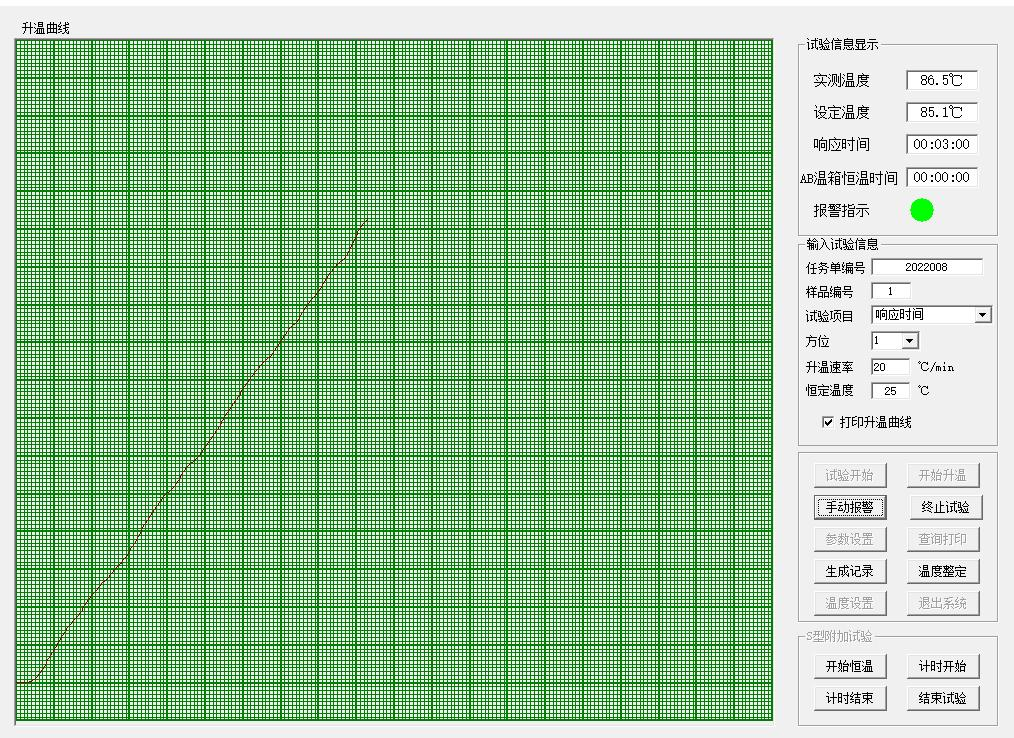 温感报警器闭环式风道温箱的响应时间试验(图3)